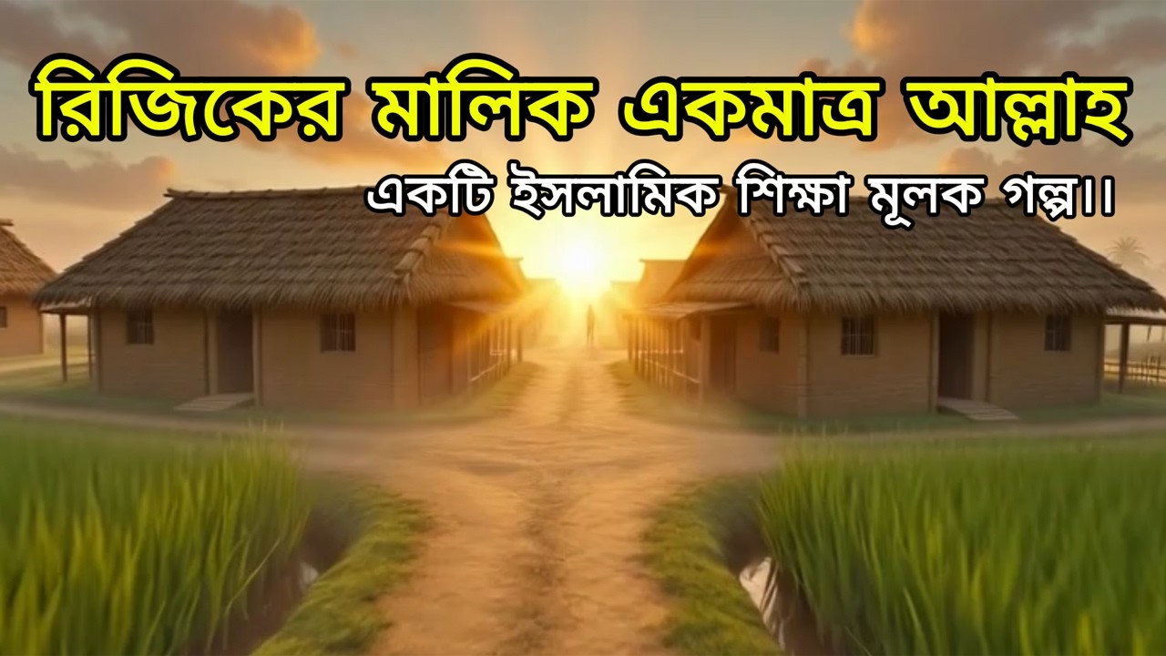 রিজিকের মালিক  আল্লাহ। সিরাতের আলোপথ।
