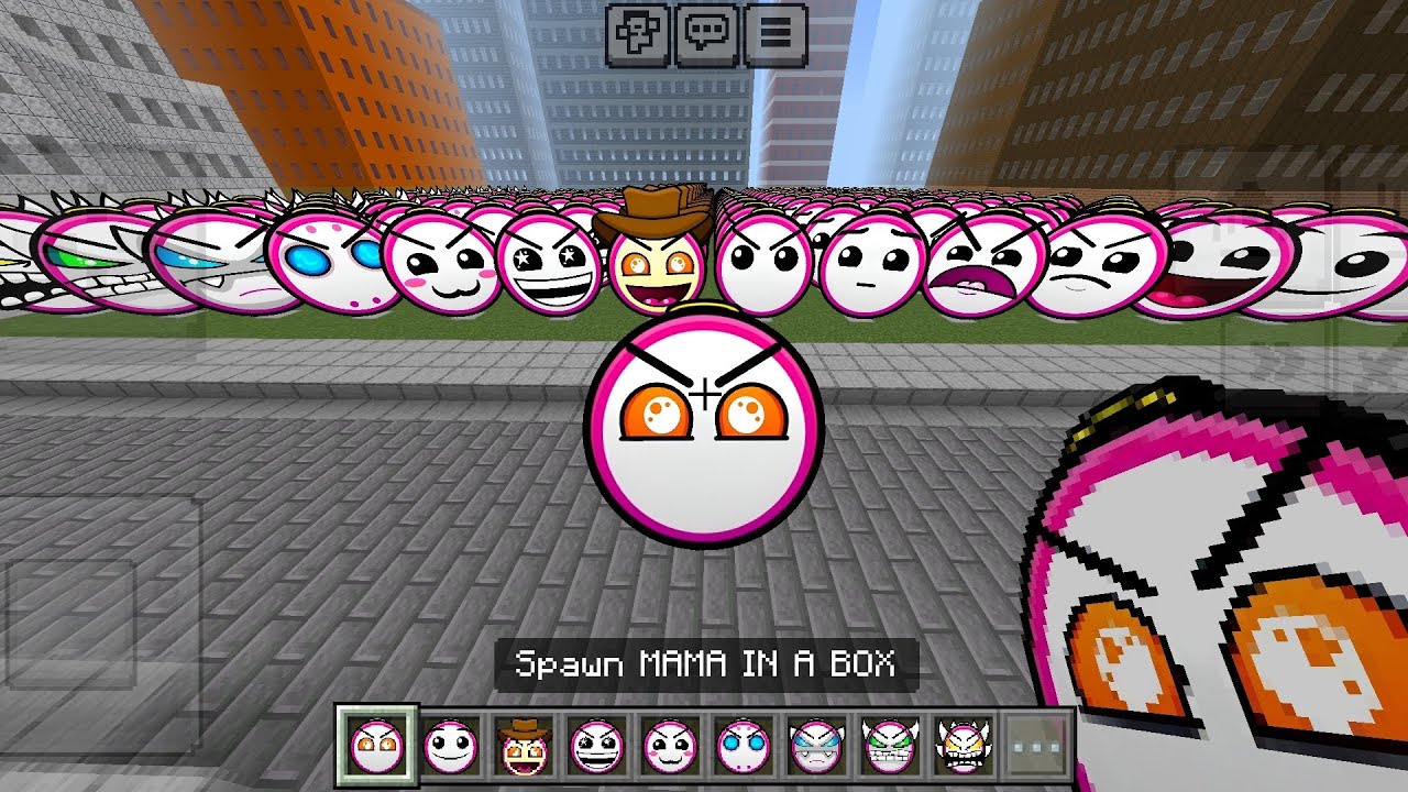 ALL FIRE IN THE HOLE IS MAMA IN A BOX NEXTBOTS | Minecraft PE