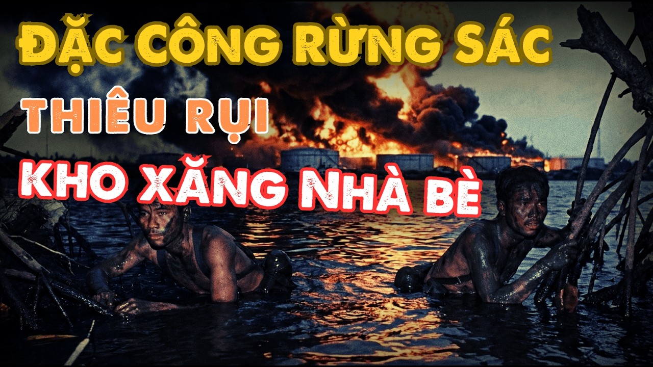 Chấn Động VNCH 1973: Đoàn 10 Đặc Công Rừng Sác Thiêu Rụi Kho Xăng Nhà Bè & Thành Tuy Hạ Thế Nào?