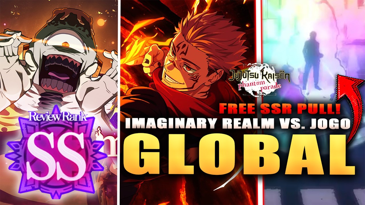 *GLOBAL* FREE SSR PULLED & HOW TO BEAT IMAGINARY REALM VS. Jogo SP SS RANK! (JJK: Phantom Parade)