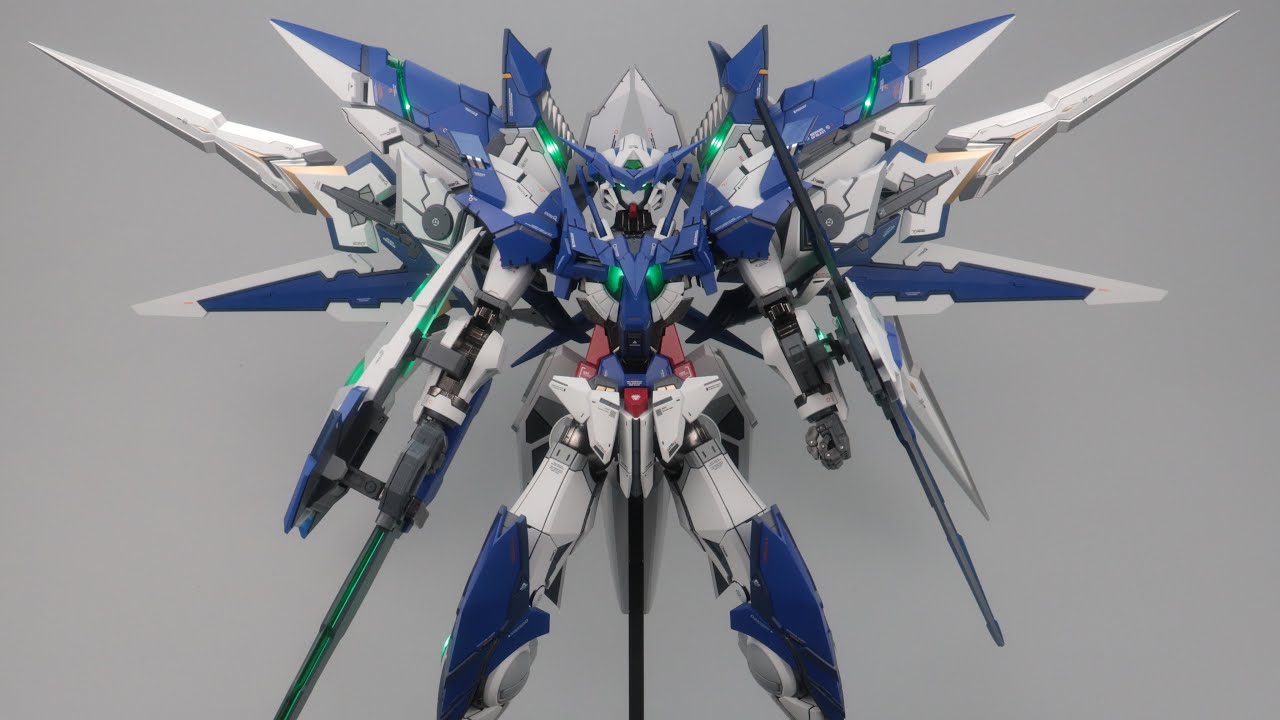 【型模玩赏】Steel Legend钢铁传说 1/60惊异能天使高达Gundam Amazing Exia 合金成品metal frame