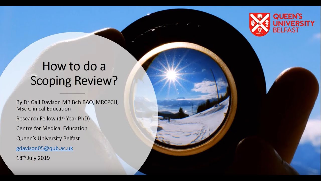 How to do a Scoping Review?