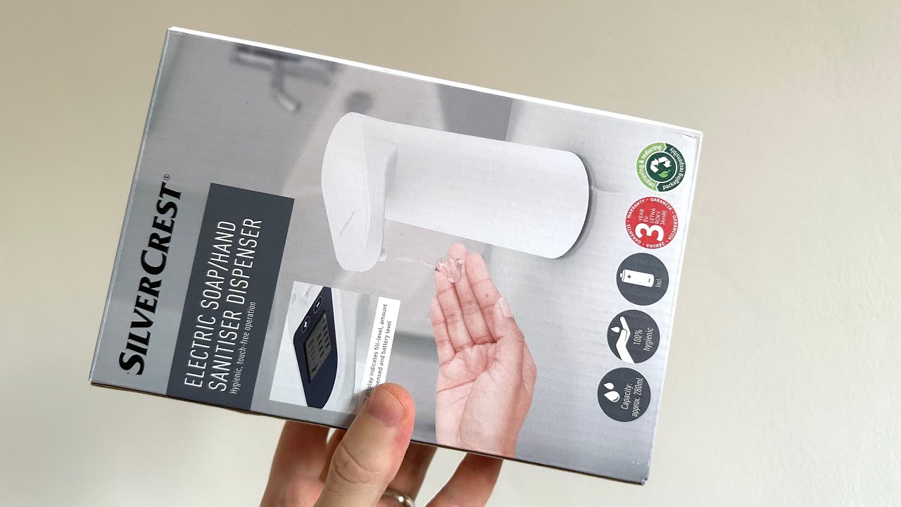 SilverCrest Electric Soap/Hand Sanitiser Dispenser Unboxing