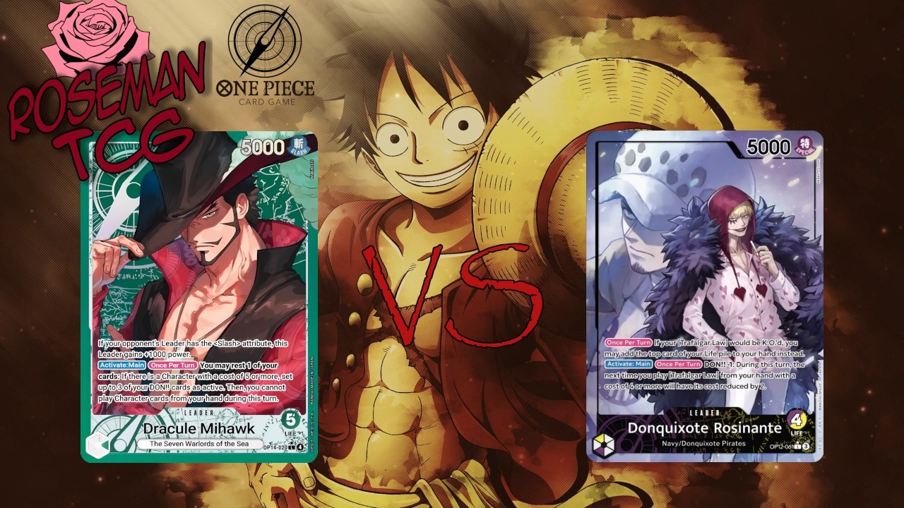 One Piece TCG Mihawk v P/Y Rosinante - Store Treasure Cup Round 1