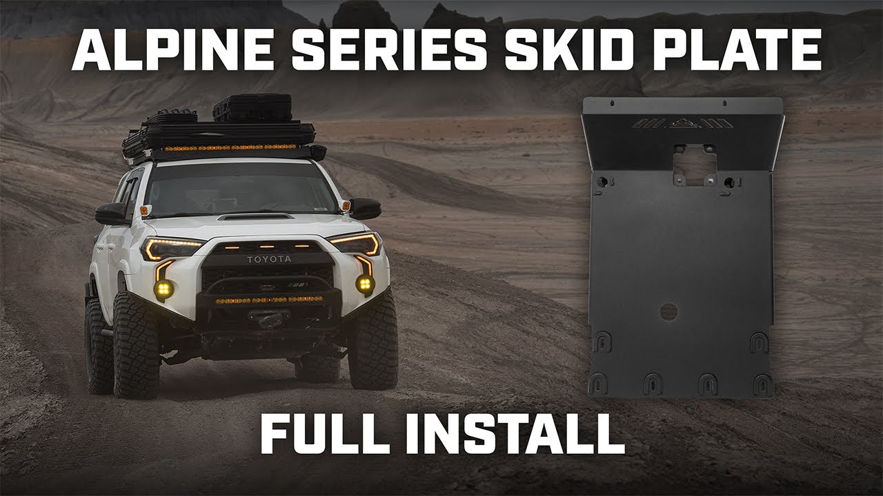 НОВИНКА! Установка передней защиты картера Alpine Series // 4Runner 5-го поколения