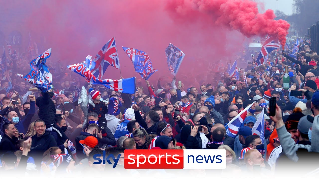 Scottish government condemn Rangers fans for breaking covid restrictions to celebrate title
