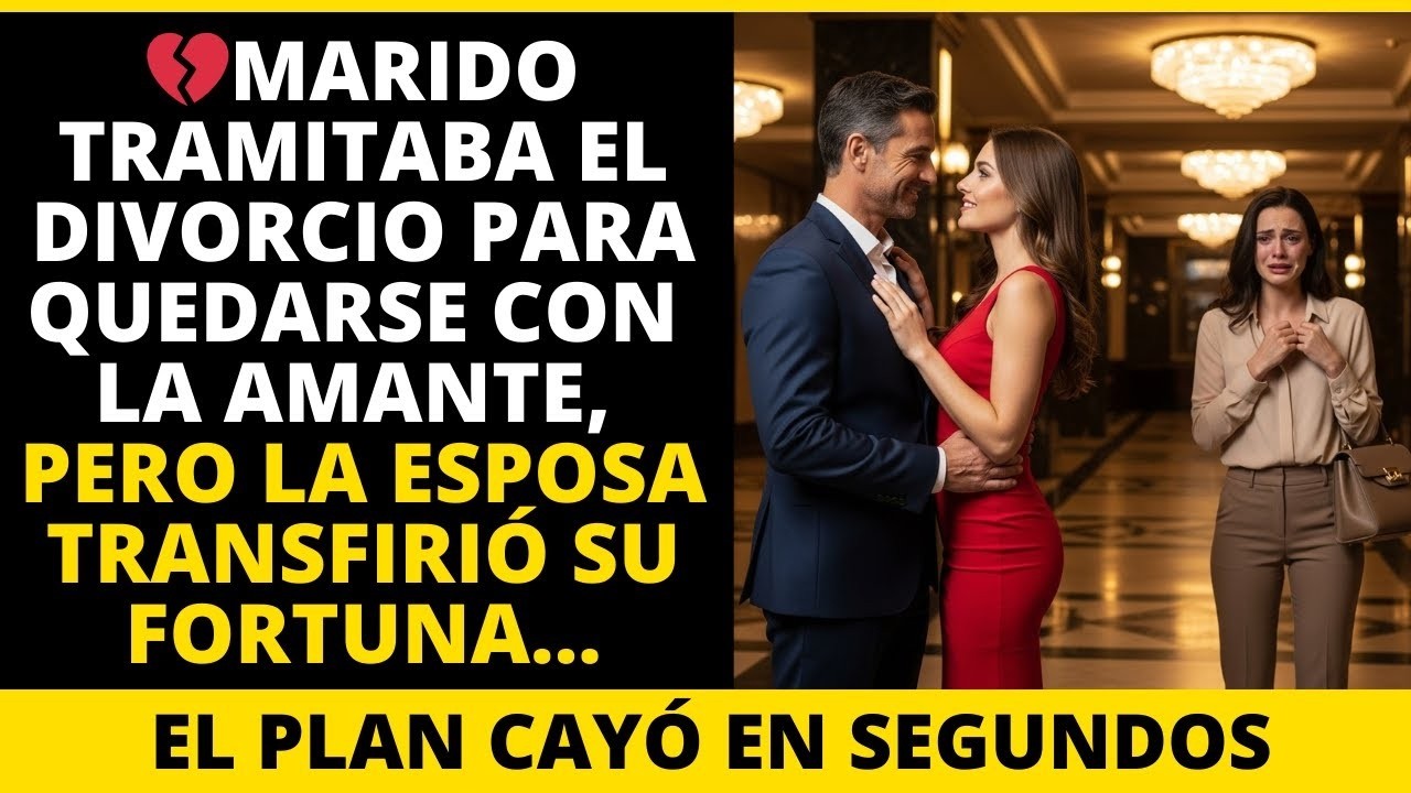 MARIDO TRAMITABA EL DIVORCIO PARA QUEDARSE CON LA AMANTE, PERO LA ESPOSA TRANSFIRIÓ SU FORTUNA
