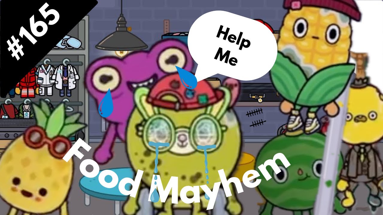 Food Mayhem 🍔 #youtubevideo #spongebob #tocaboca 