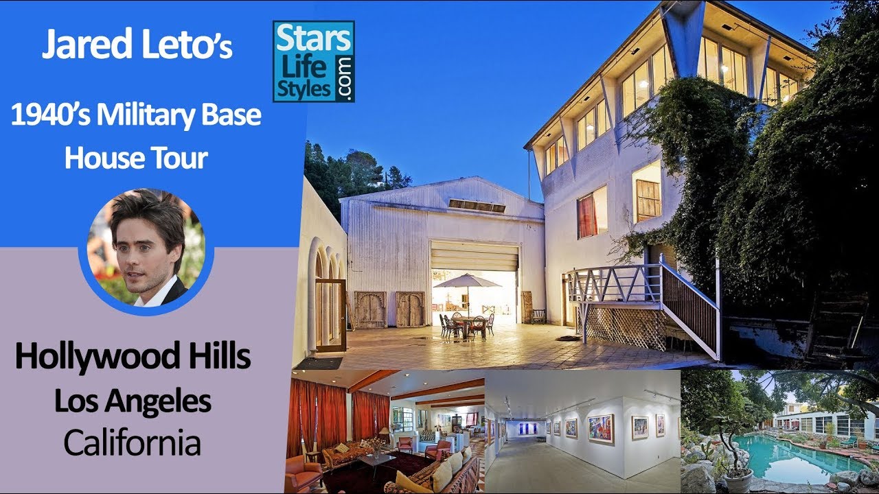 Jared Leto's Hollywood Hills House Tour, 1940s Military Base | Los Angeles, California | $5 Million