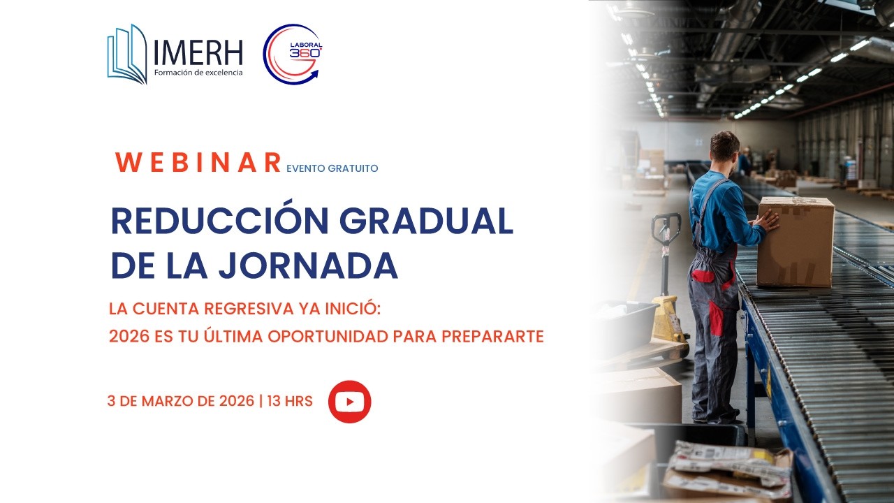 REDUCCIÓN GRADUAL DE LA JORNADA LA CUENTA REGRESIVA YA INICIO