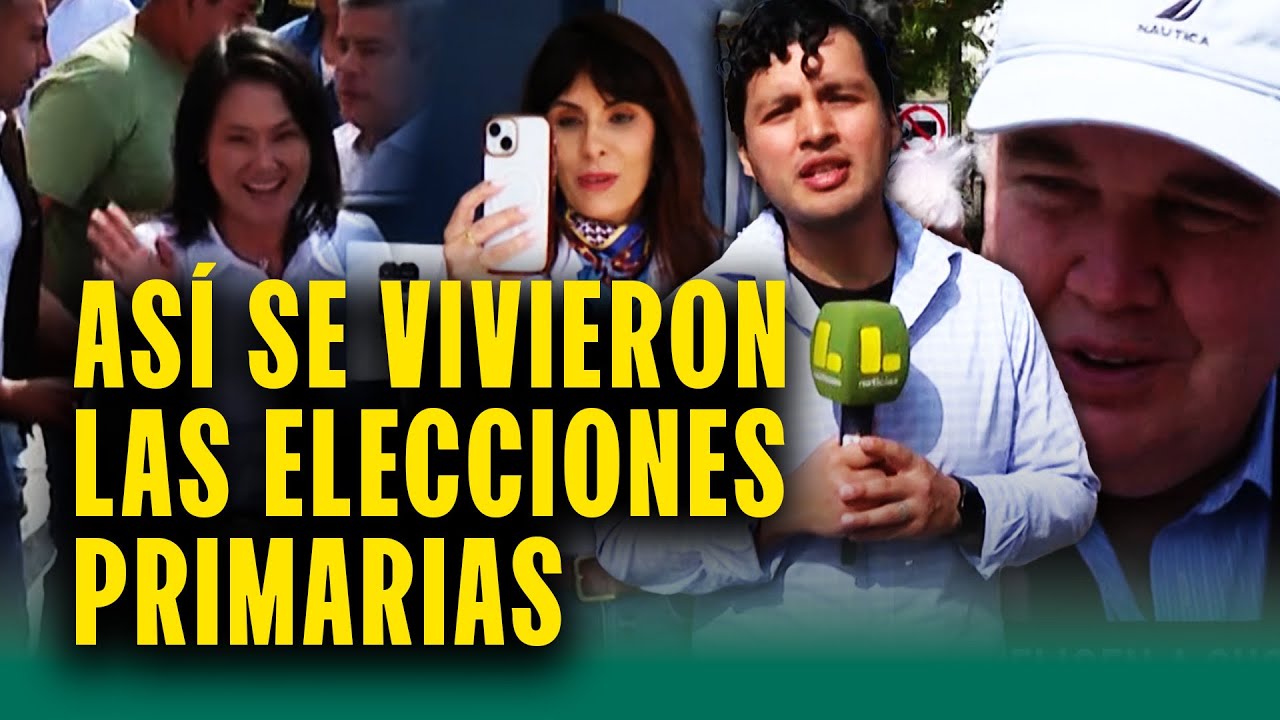 Partidos políticos votaron para escoger a su candidato: Así se vivieron las primarias
