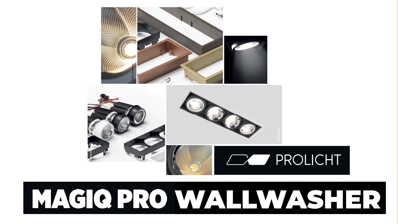 Светильники Prolicht Magiq Pro Wallwasher c поддержкой технологии Tunable White