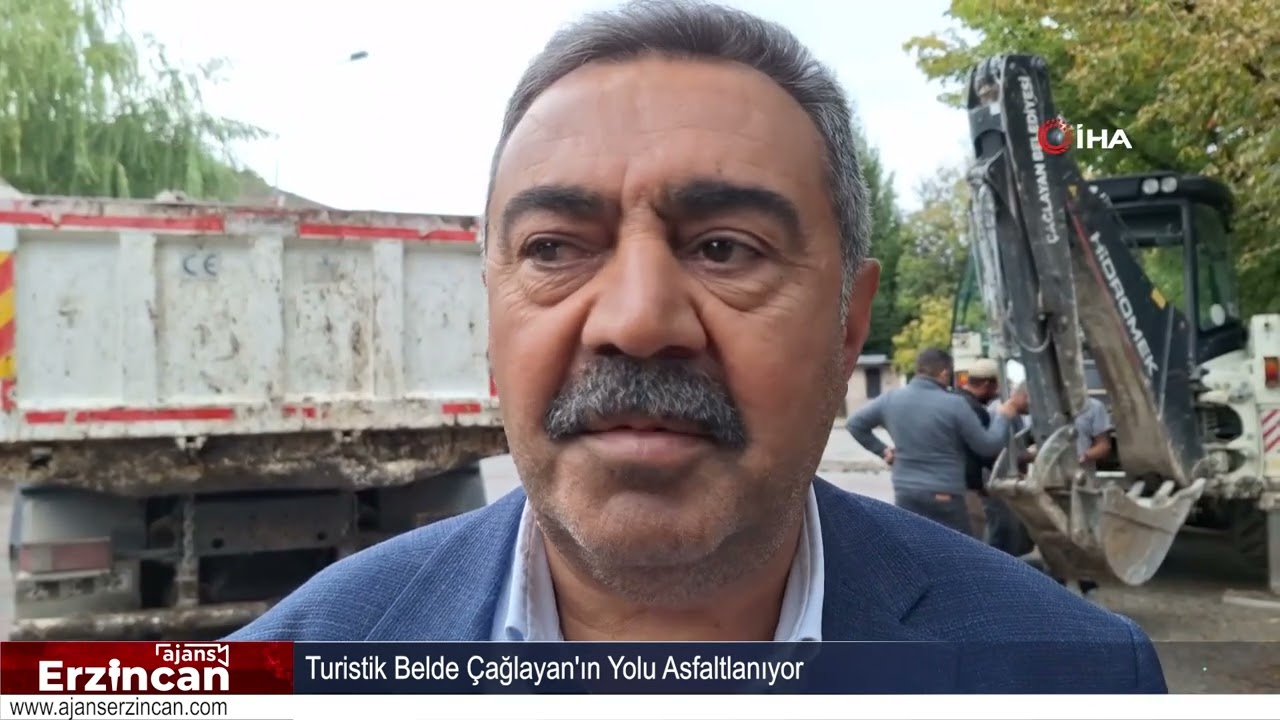 Turistik Belde Çağlayan'ın Yolu Asfaltlanıyor