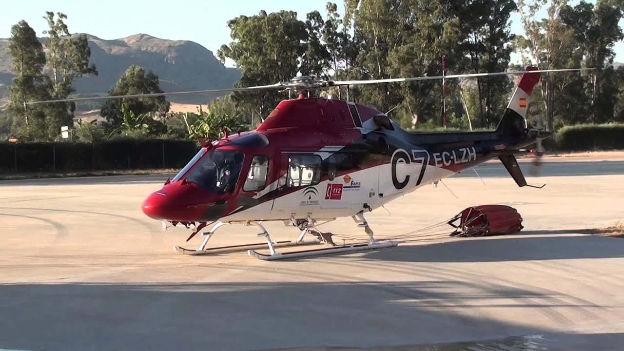 Faasa Agusta A-119 Koala EC-LZH Landing Cartama Malaga