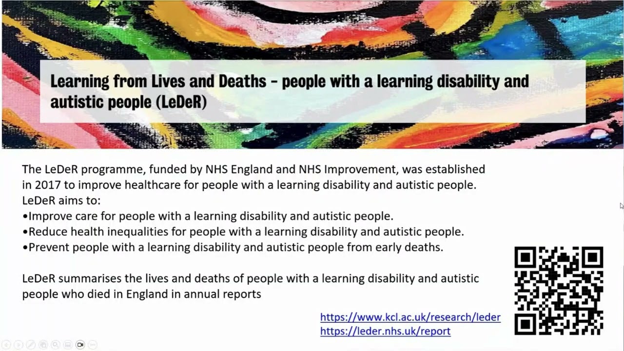 SWLDC Webinar: 'Improving Primary Care for People with a Learning Disability'