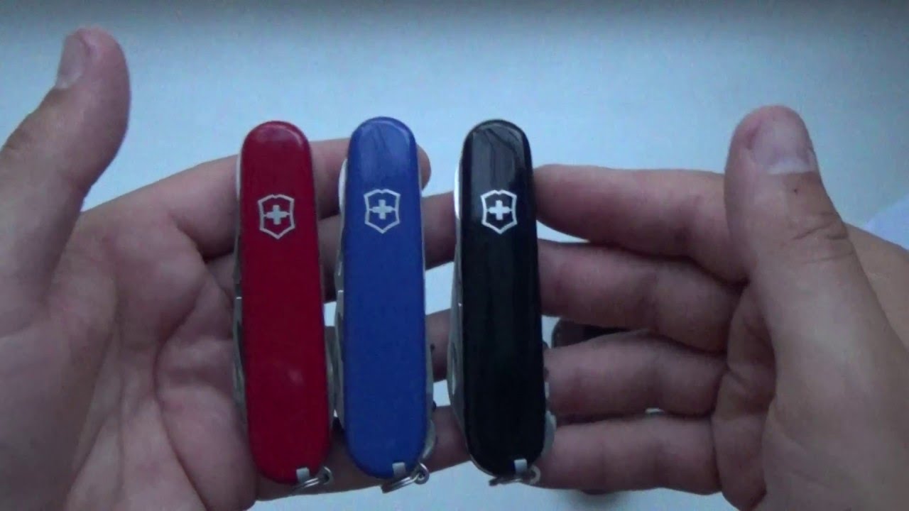 Victorinox HIKER и чехол для ножа Victorinox 2-4 ряда
