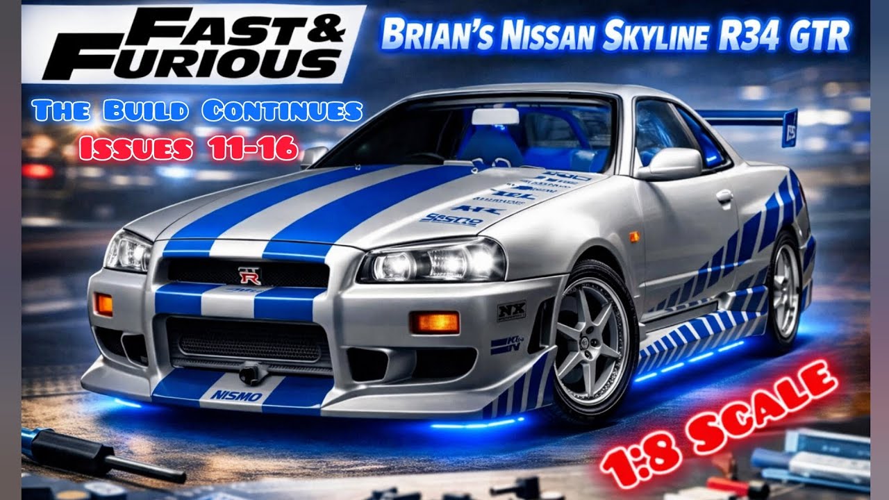 I Started Building Brian’s Legendary Skyline R34 GT-R (Issues 11–16)