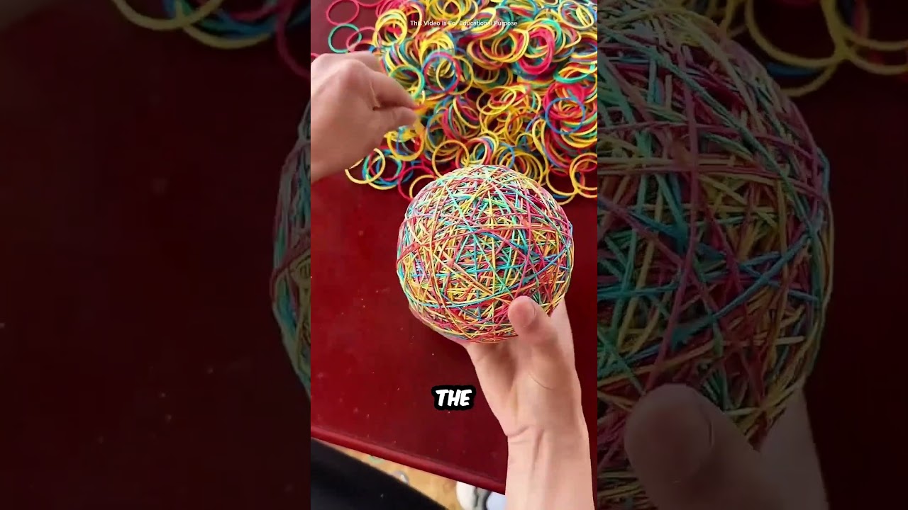 He Made a Ball from 10,000 Rubber Bands &ndash; Here's What Happened!