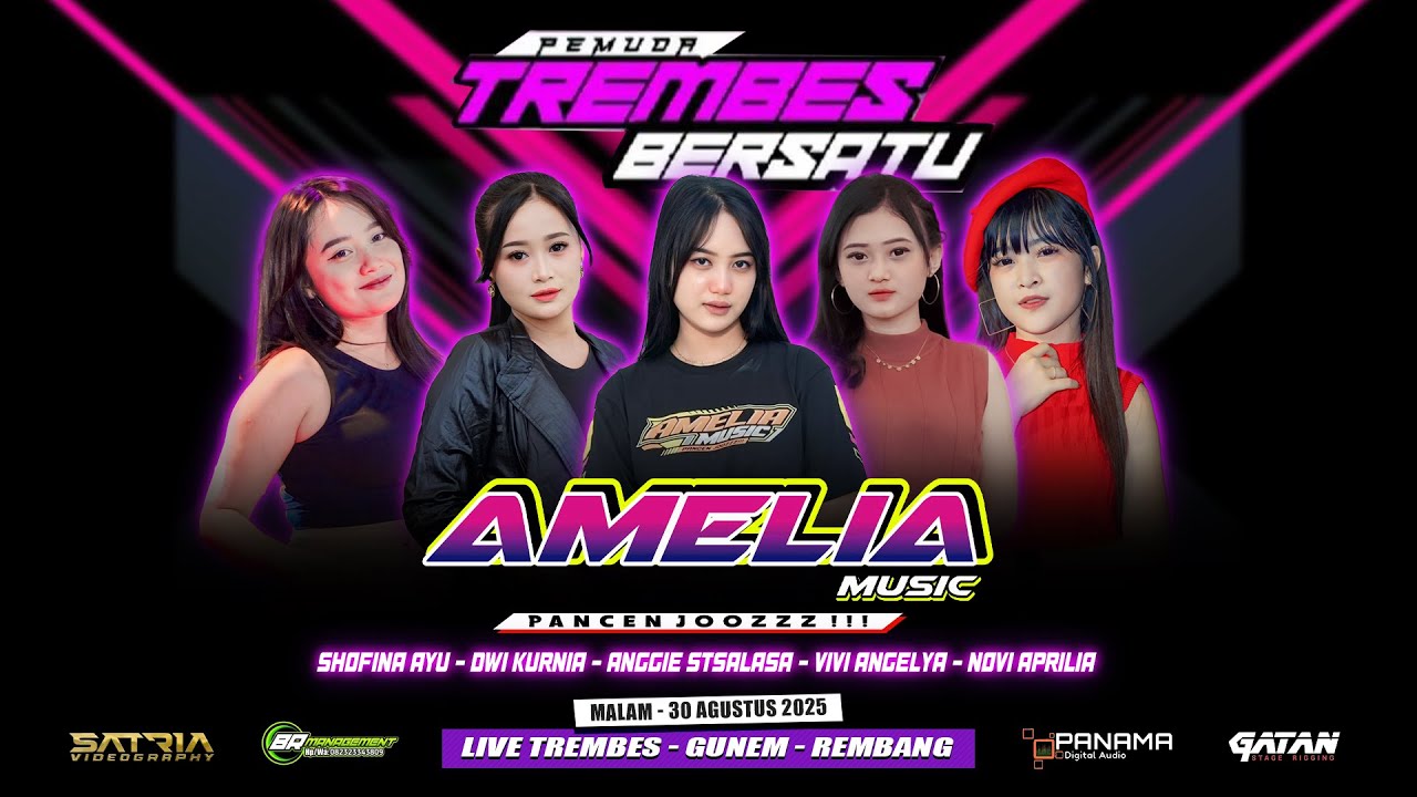 🔴LIVE STREAM AMELIA MUSIC PANCEN JOOSSS || HAPPY PARTY - PEMUDA TREMBES BERSATU || PANAMA AUDIO