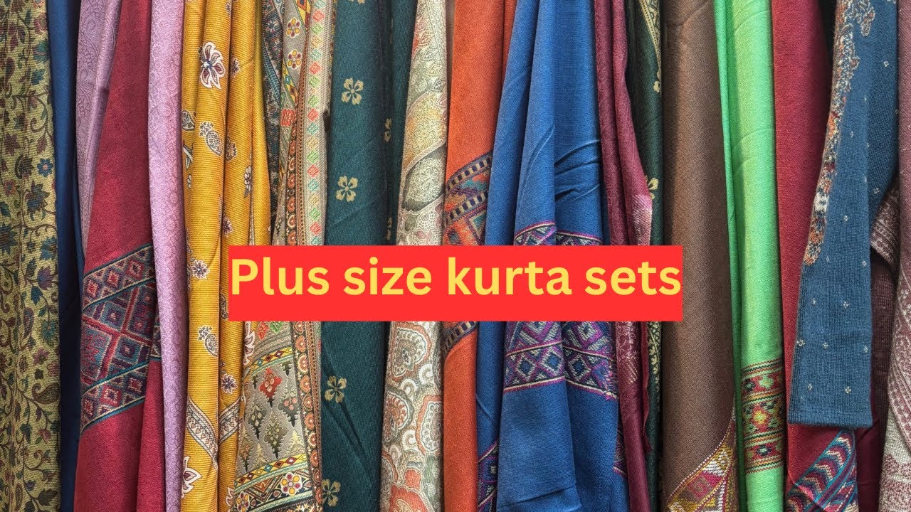Plus size kurta sets