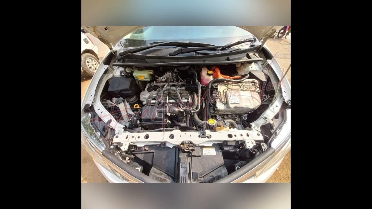 Toyota Axio Hybrid Engine clean