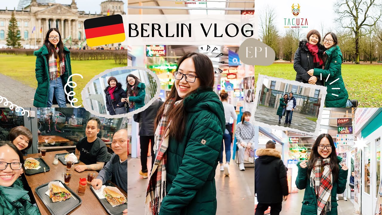 BERLIN VLOG Ep1 | Thăm gia đình bác, đi chợ Đồng Xuân, làm “nhân viên” ở Tacuza 🤣 | Ree Juree