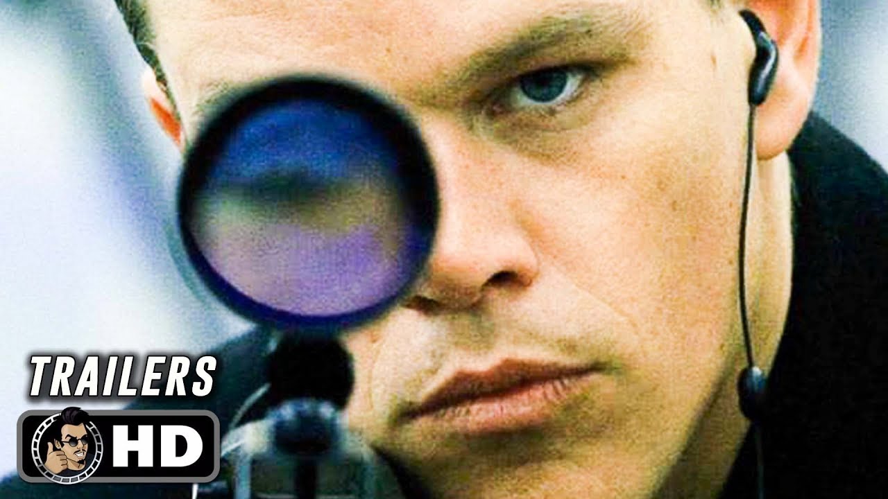 All JASON BOURNE Franchise Trailers (2001 - 2016) Matt Damon