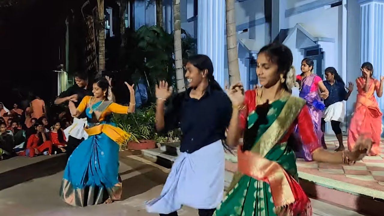 #PONGAL #CELEBRATION #DANCE 🎉 #BONSECOURSCOLLEGE HOSTEL #THANJAVUR