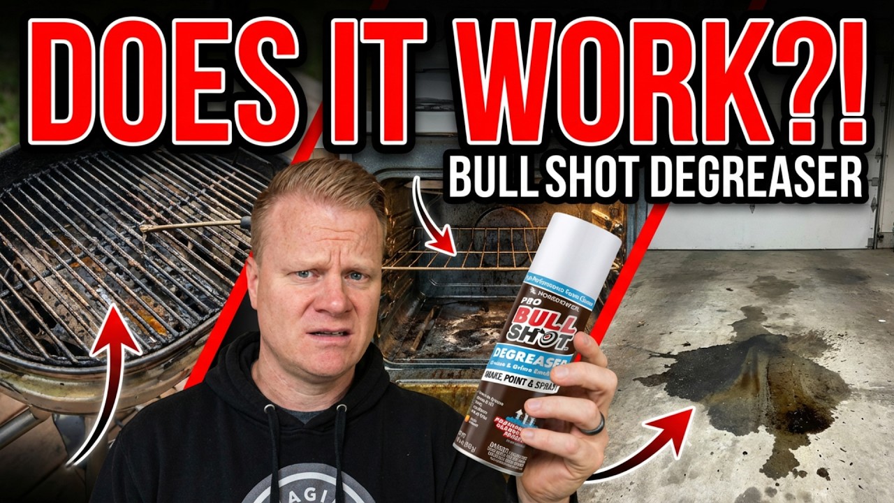 Сможет ли недорогое обезжиривающее средство Bull Shot спасти испорченное стекло духовки?