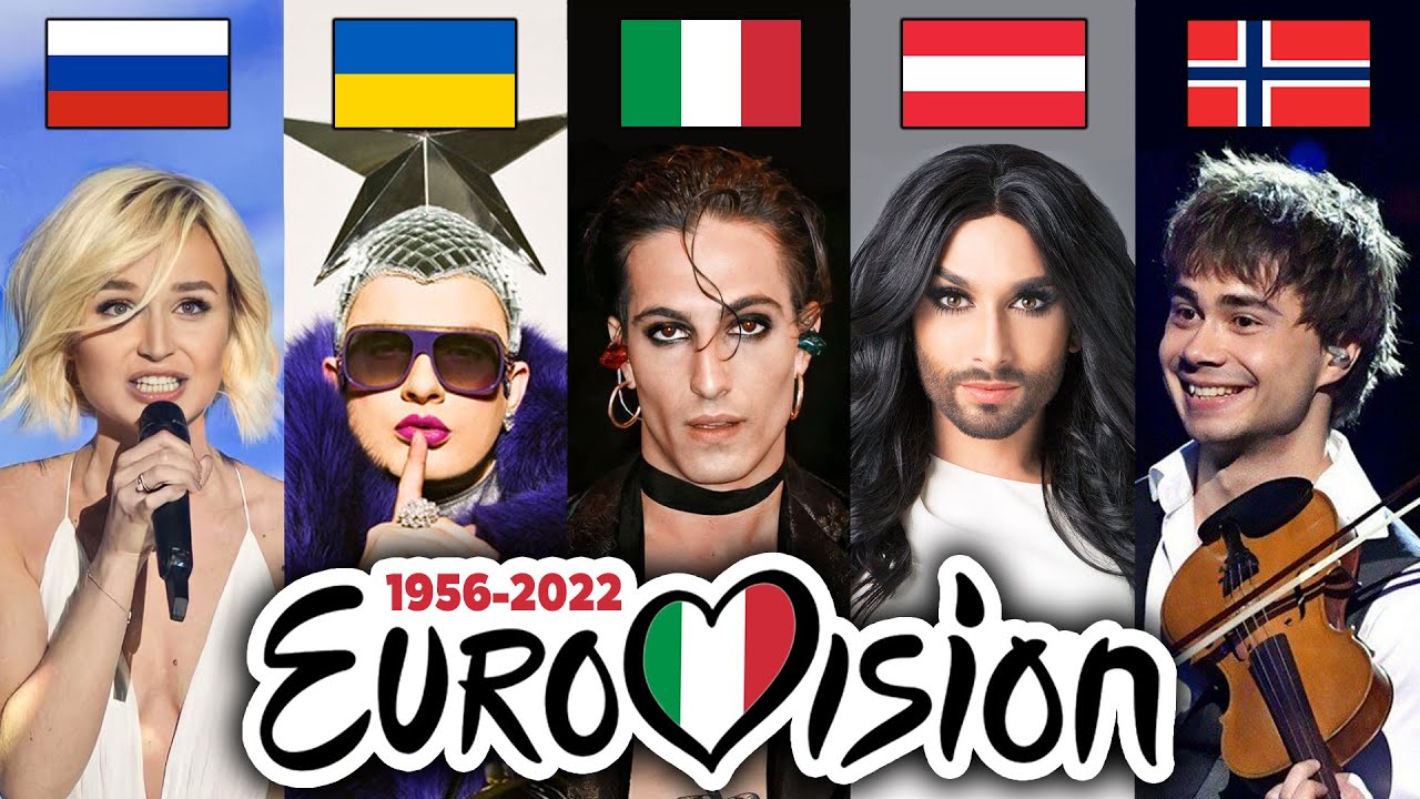 ТОП 100 Песен ЕВРОВИДЕНИЯ 1974-2022 по ПРОСМОТРАМ | Лучшие выступления и хиты | Eurovision