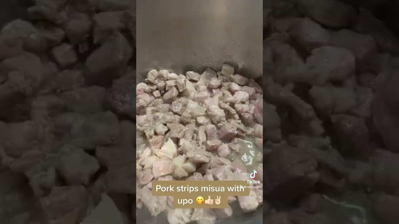 Pork strips misua with upo 😋👍🏻✌🏻