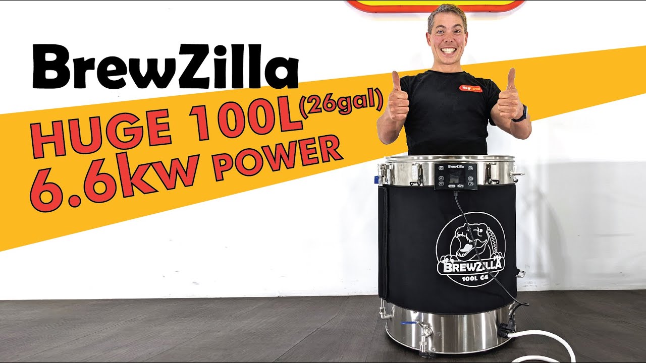 BrewZilla Single Vessel 100L(26gallon) Micro Brewery - Gen 4 - 6.6kw Power