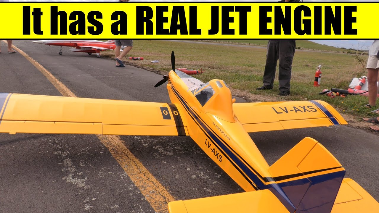 Large gas-turbine powered model aircraft
