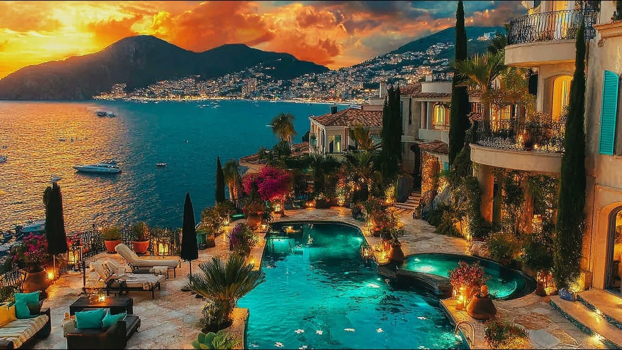 Mystical Mediterranean Music 🏡🌊 Peaceful Italian Music & Mediterranean Coast Views 🌊🎶