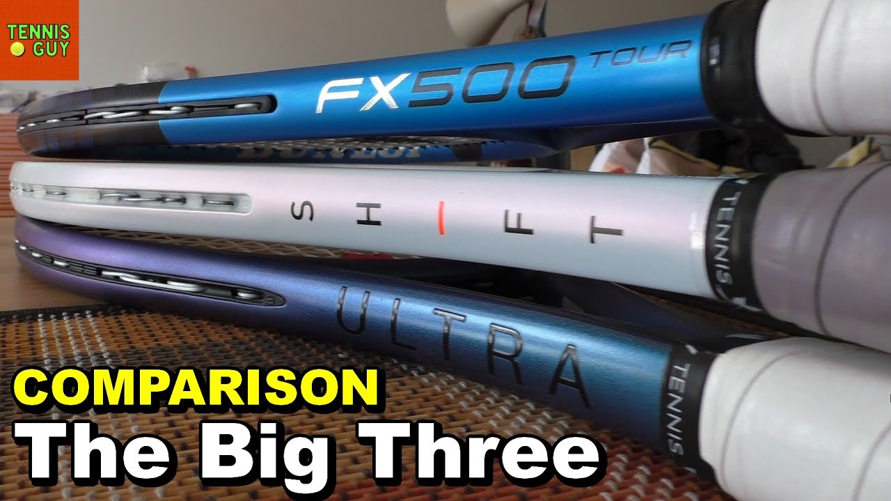 🎾 Wilson Shift 300, Wilson Ultra 100 v4.0 & Dunlop FX500 Tour 2023 Tennis Racket Comparison ⚔️