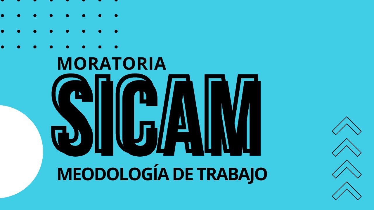 SICAM. Metodología de trabajo. Moratoria.