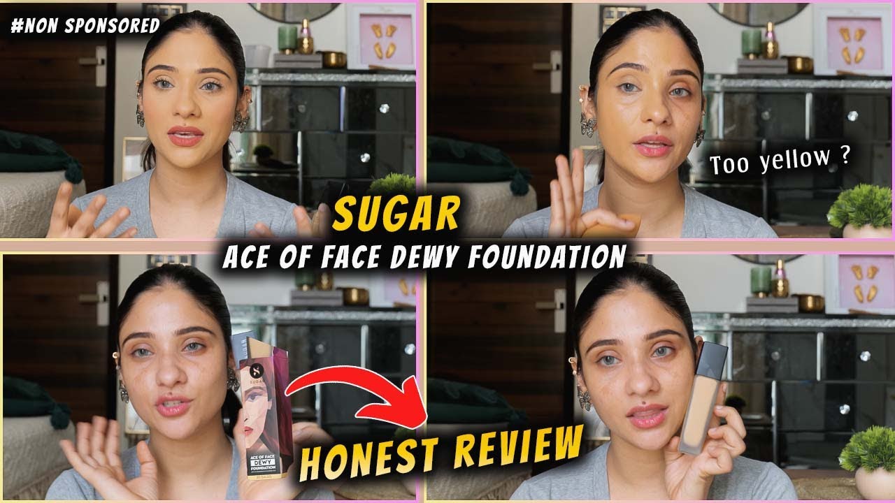 bina paise ka Review On New😳 Sugar Foundation Ace of Face Dewy:
