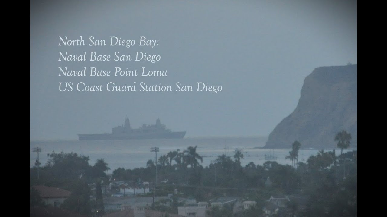North San Diego Bay: Naval Base San Diego, Naval Base Point Loma, Coast Guard Station San Diego