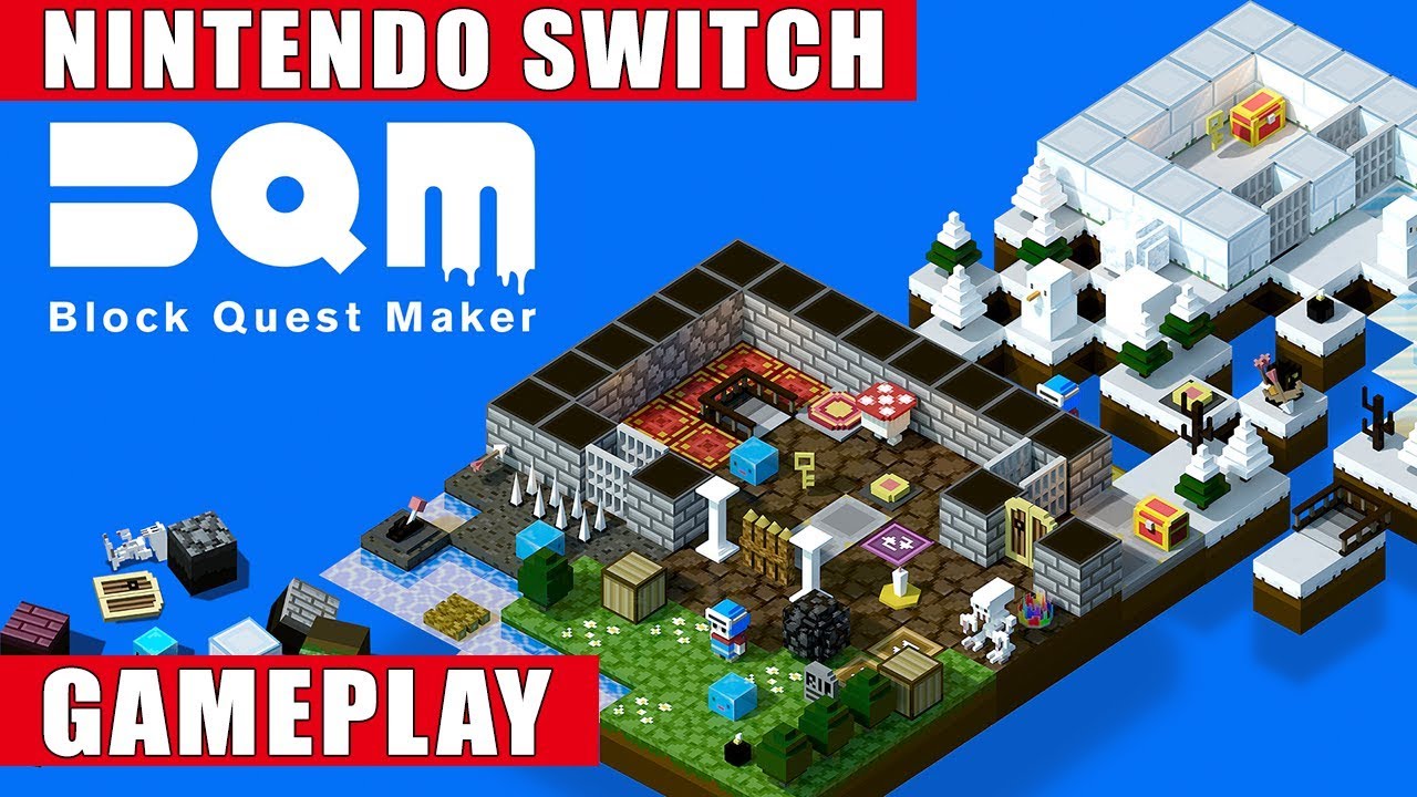 BQM - Block Quest Maker Nintendo Switch Gameplay