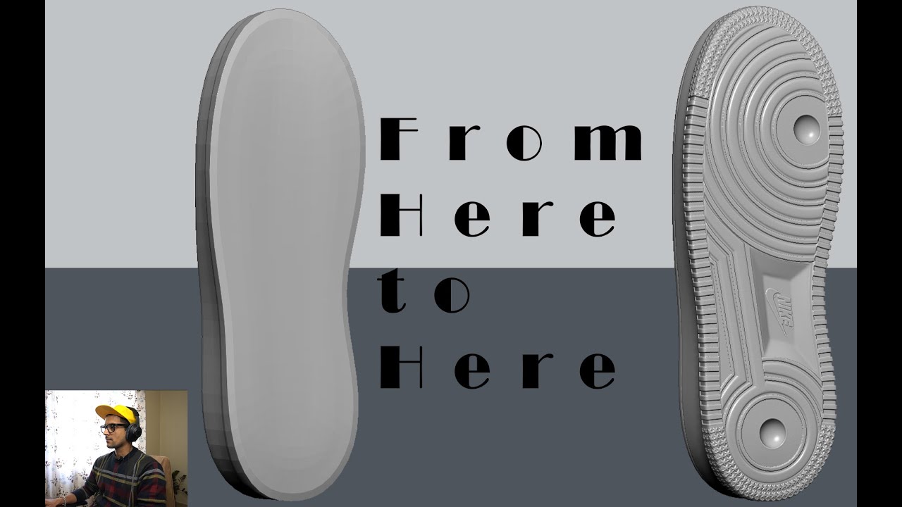 Mastering Shoe Sole Creation in Zbrush (Part 2)