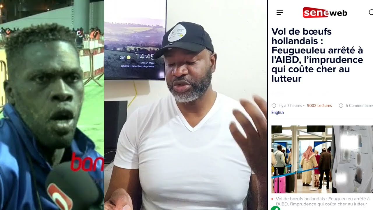 Vol de Bétail : Modou Feugueuleu arrêté à AIBD selon seneweb et envoyé au commissariat de Sicap Mbao
