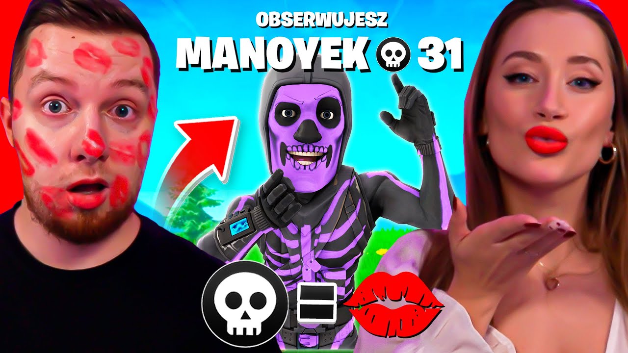 1 KILL = 1 CAŁUS od mojej DZIEWCZYNY w Fortnite