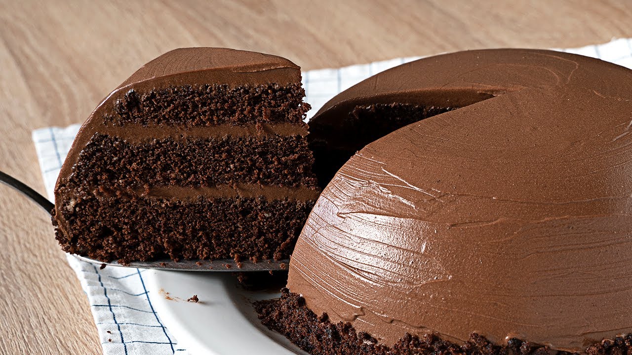 SIN horno - Tarta de chocolate muy jugosa y super fácil