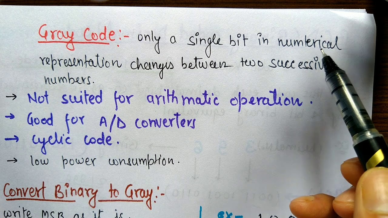 Digital electronics part 5 | BCD code | Gray code | excess 3 code||