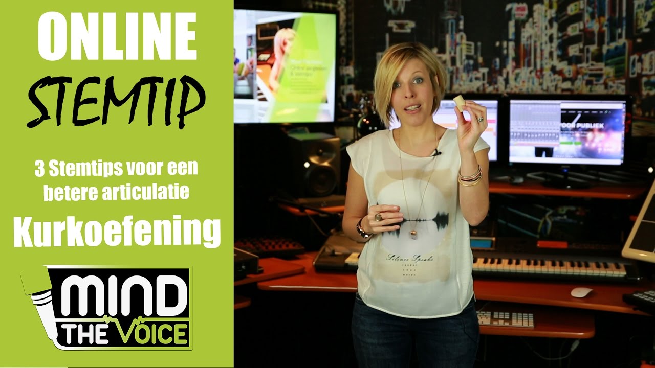 Mind The Voice Stemoefening: 3 tips voor een betere articulatie! #1 Kurkoefening voor een losse kaak