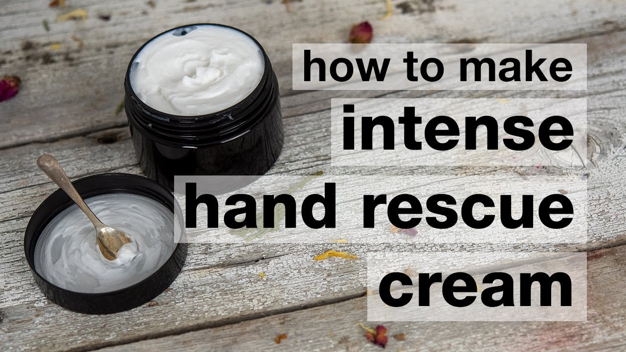 How to Make DIY Intense Hand Rescue Cream