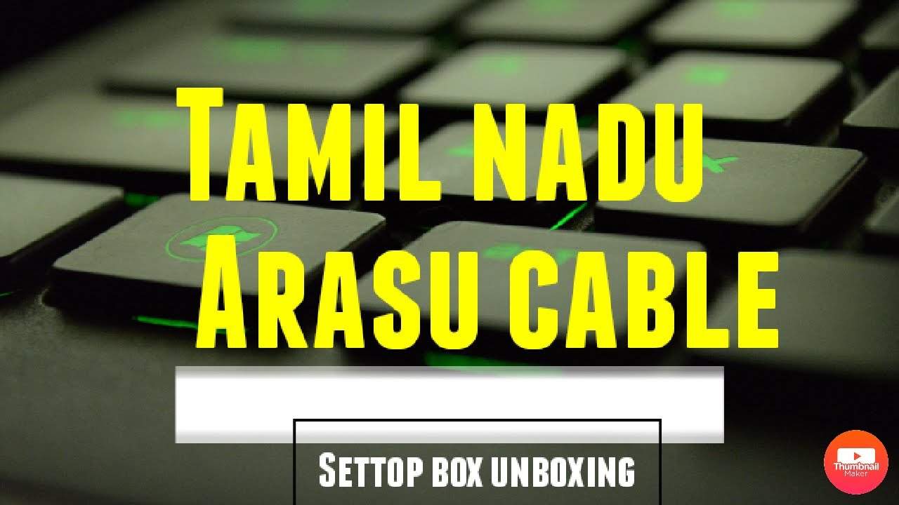 TACTV-Tamil nadu arasu cable SETTOP BOX UNBOXING|TACTV|