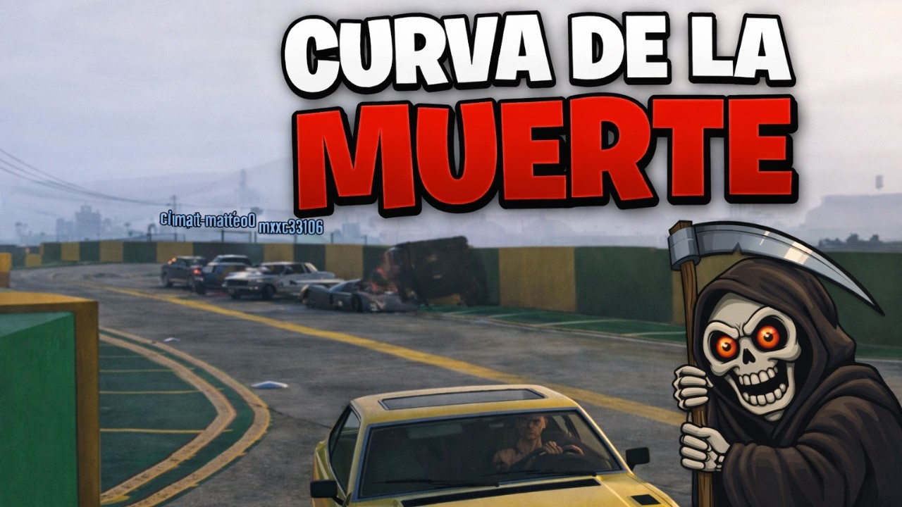LA CURVA DE LA MUERTE!!😂​*IMPOSIBLE NO REIRTE*😂​|| GTA 5 ONLINE #14