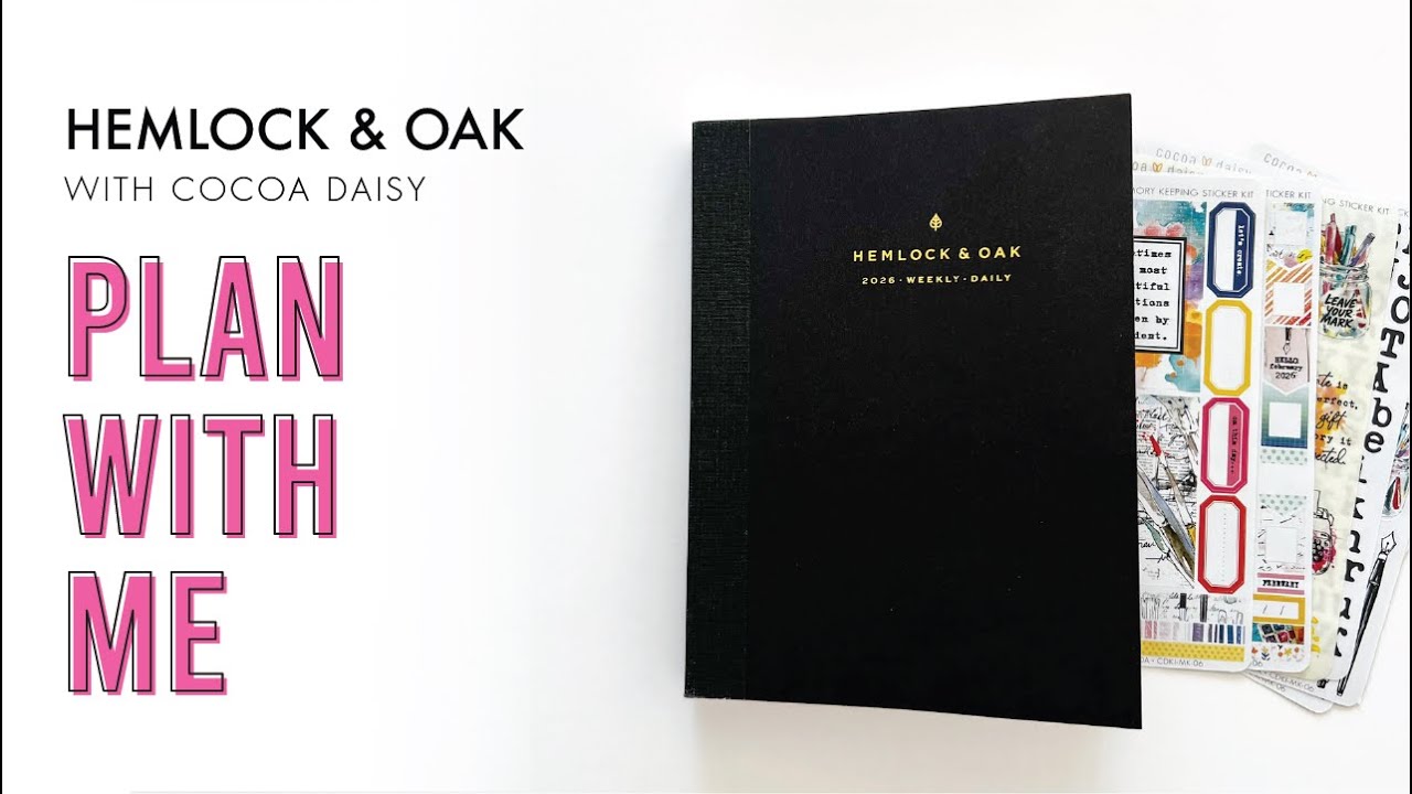 Hemlock & Oak Plan With Me | Ft. Cocoa Daisy Inklings | Flex Daily & Weekly | February 2026