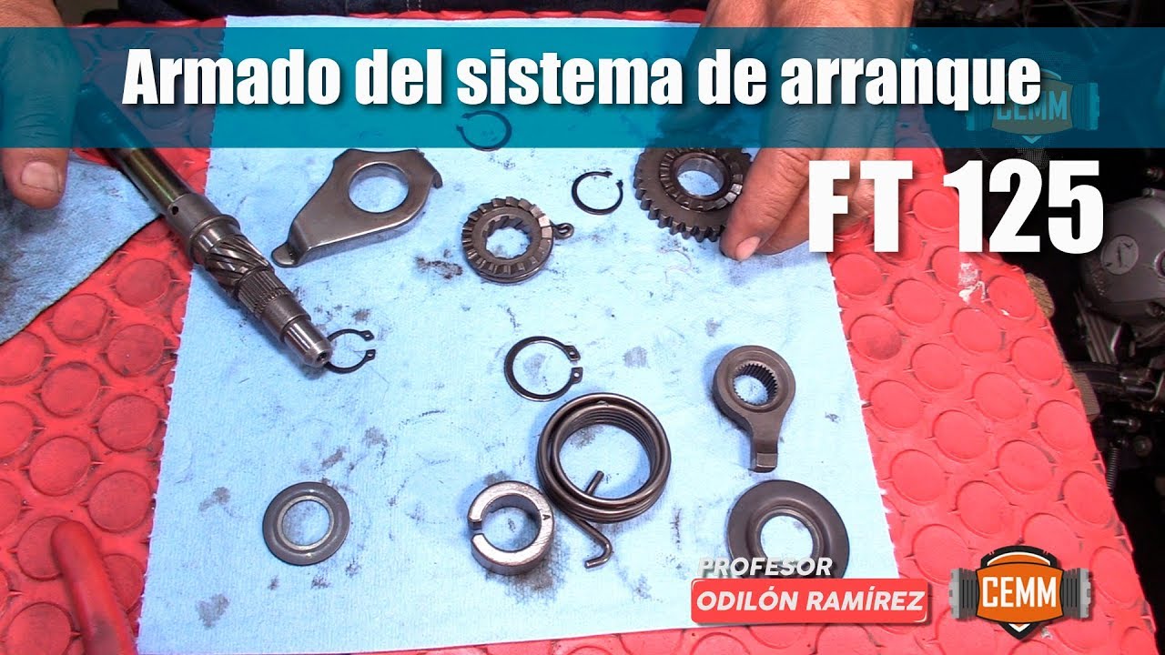 FT 125 lavado y armado del crank